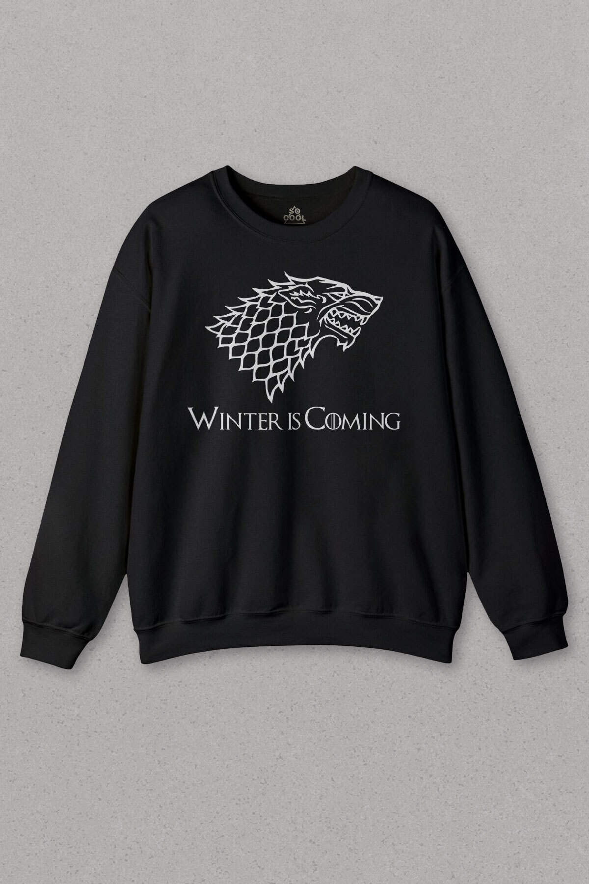 so cool-Unisex Sweatshirt Series Game of Thrones Winter Is Coming Printed Sweat 1