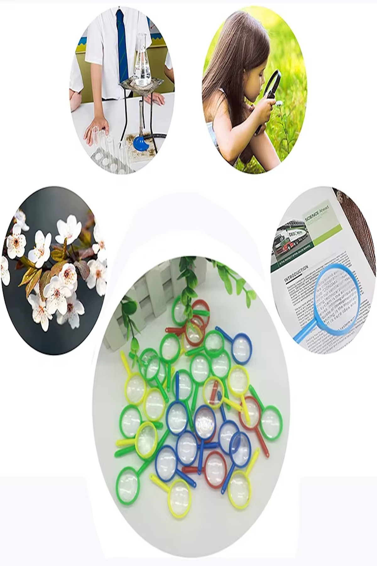 Hyd 36 Adet Oyuncak Plastik Büyüteç Hediyelik Şeffaf Poşetli Okul Öncesi Doğum Günü Karne Hediyesi fotoğrafı 7 (önizleme)