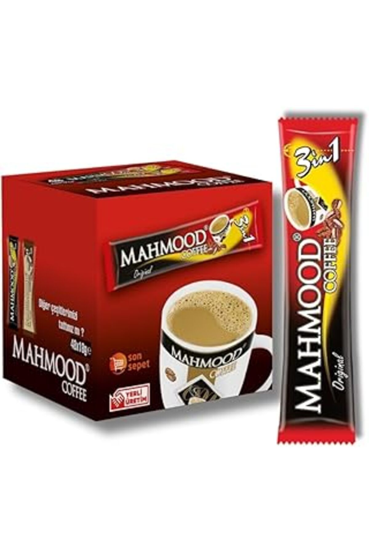 Mahmood Coffee 3ü1 Arada Hazır Kahve 48 Adet X 18 gram