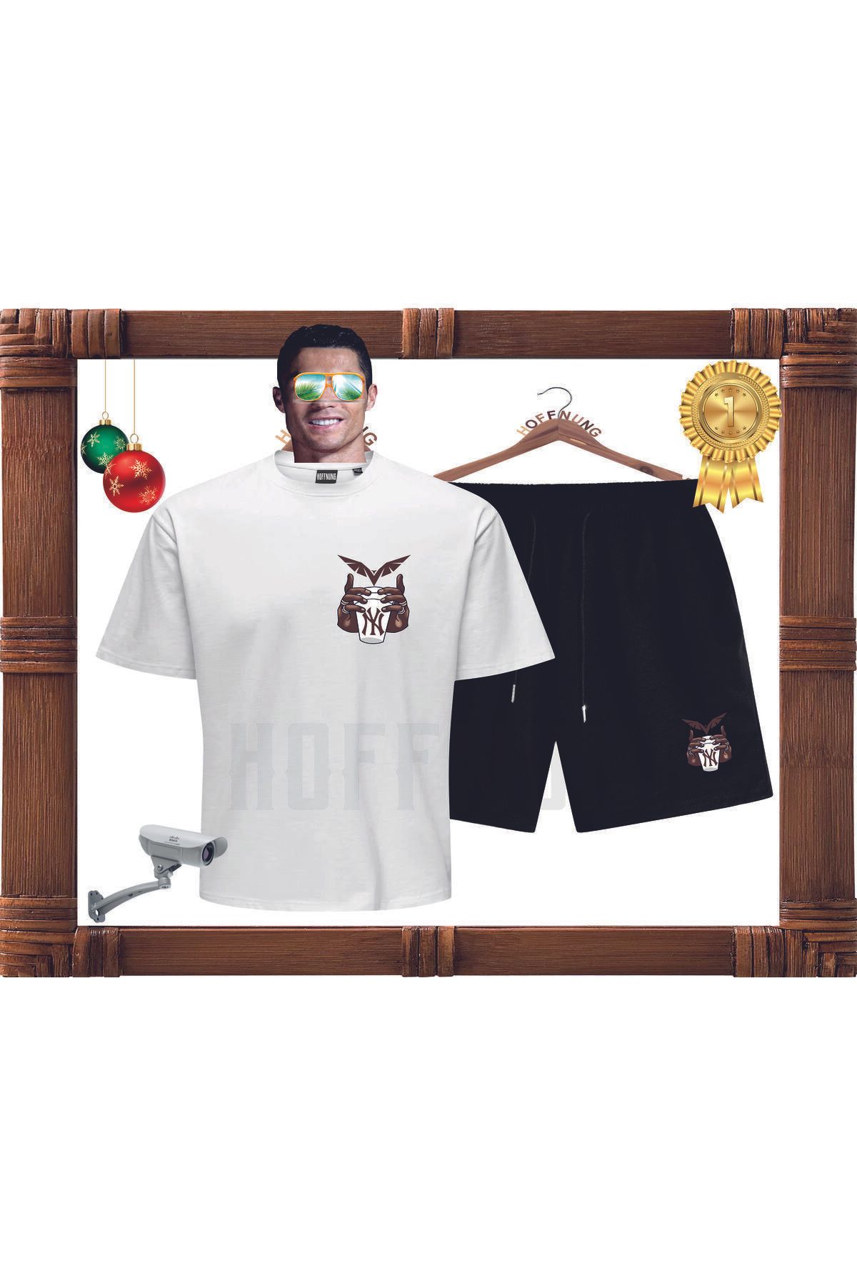 HOFFNUNG Full Pants Beyez My Bardak Unısex Eşofman Takımı