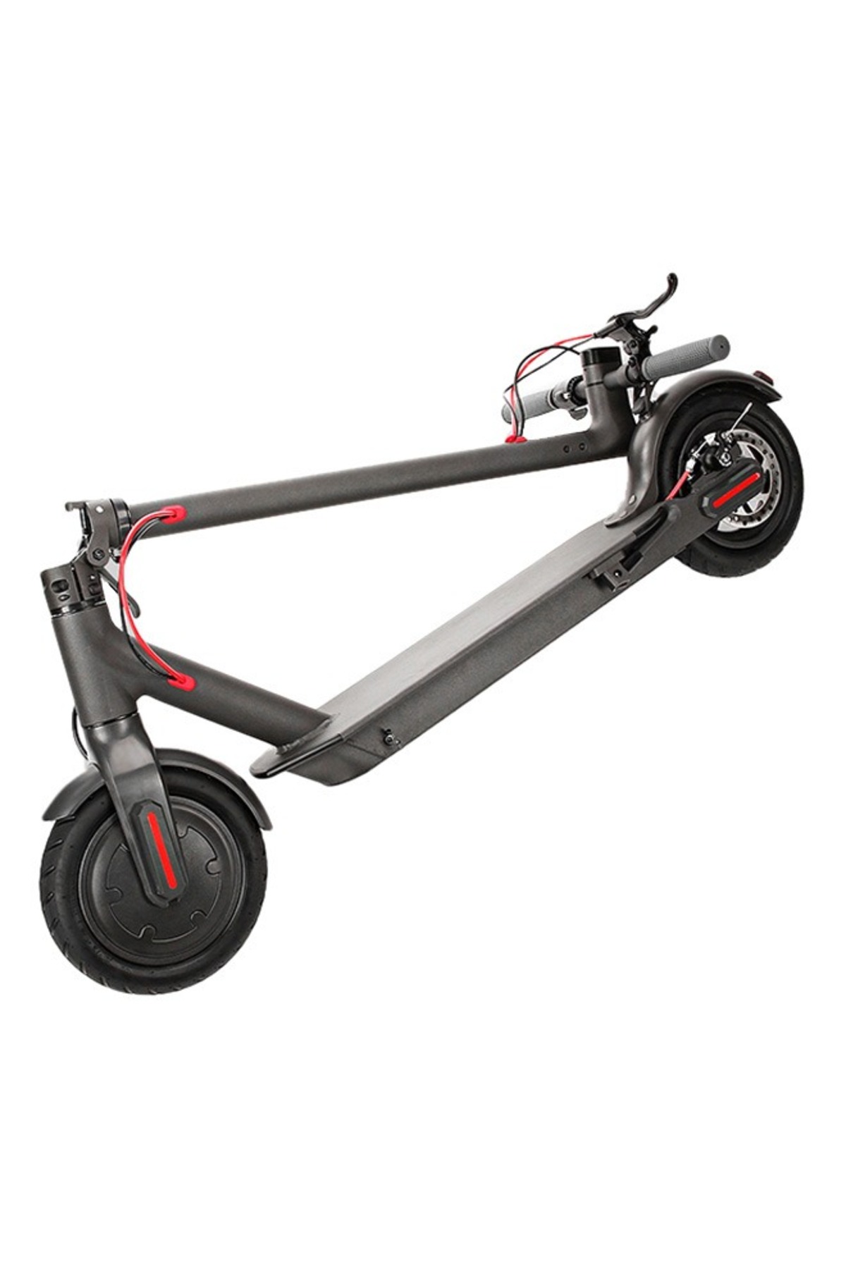 سكوتر كهربائي قابل للطي والكبح، شحن سريع، نظام فرامل مزدوج، سرعة تصل إلى 25 كم/ساعة، 25 سم