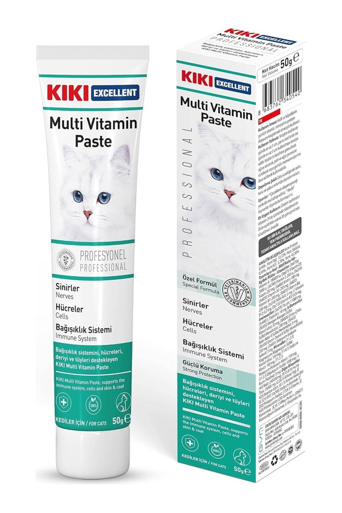 Empati Kiki Excellent Excellent Kedi Multi Vitamin Paste Macun 50 Gr