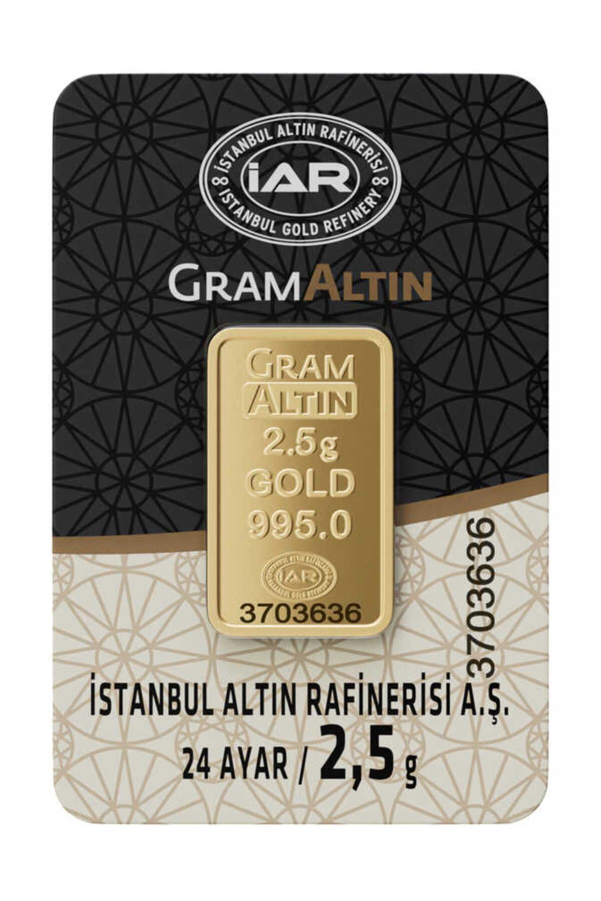 İar IAR 24 Ayar 2.5 Gram Külçe Altın