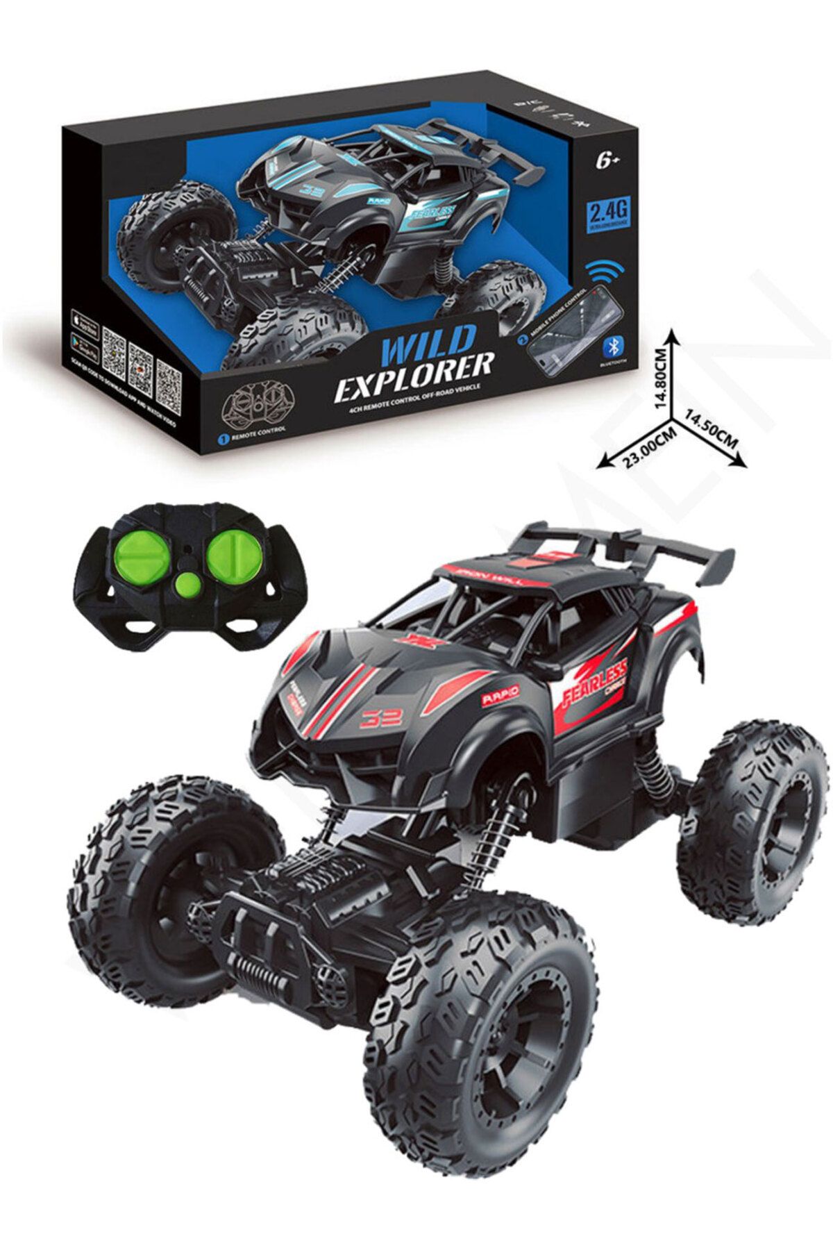 Can Toys Telefon Kontrollü Şarjlı Drift Atan Full Kumandalı Off-Road Jeep