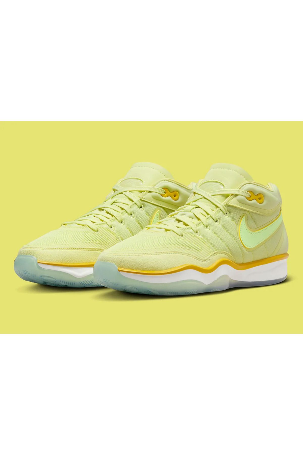 Nike Air Zoom GT Hustle 2 Frozen Yellow Basketball Shoes