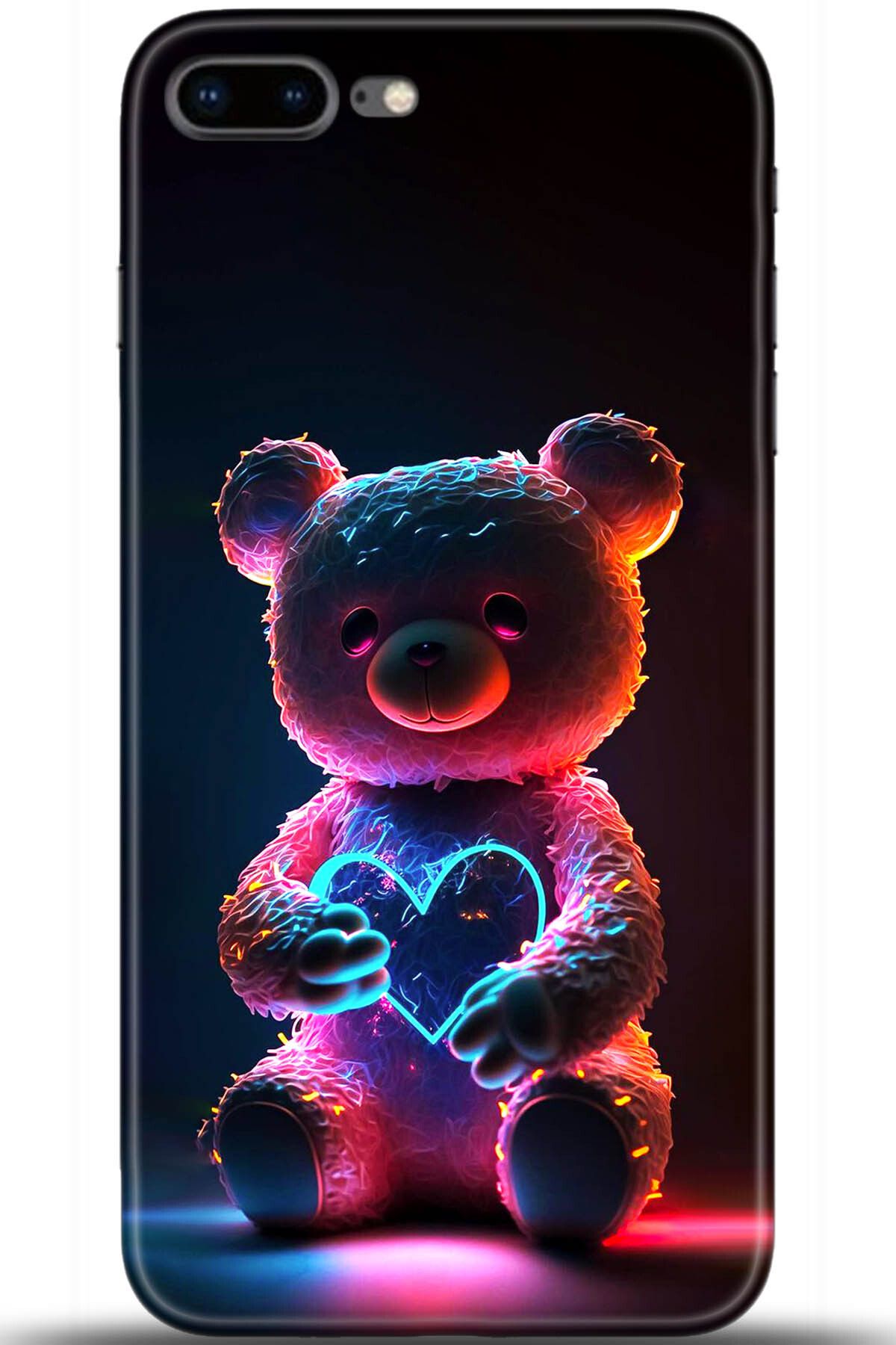 Noprin Apple iPhone 7 Plus Kılıf HD Baskılı Kılıf - Loving You Series 5507