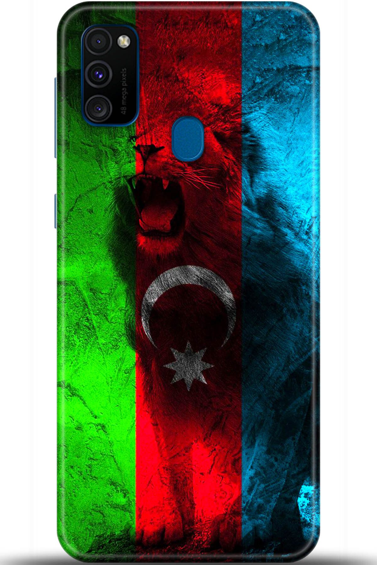 Noprin Samsung Galaxy M21 Kılıf HD Baskılı Kılıf - Loving You Series 5484