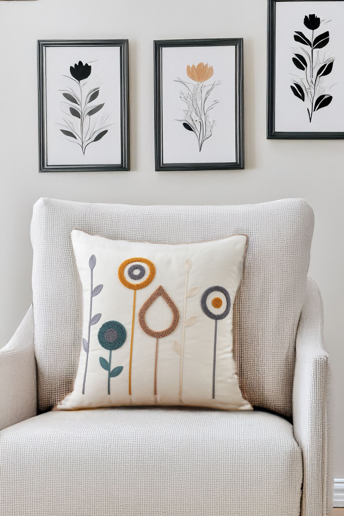 Rebeka Home Collection-Loli Throw Pillow Cover 1