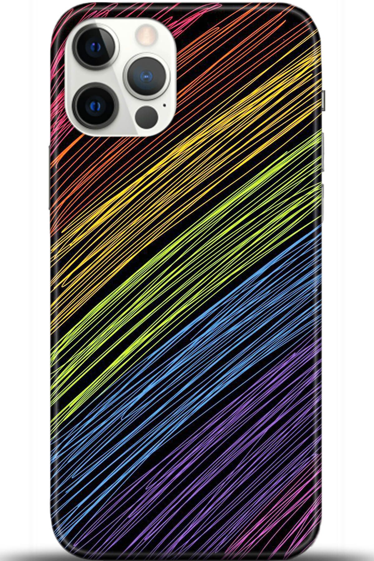 Noprin Apple iPhone 12 Pro Kılıf HD Baskılı Kılıf - Loving You Series 5525