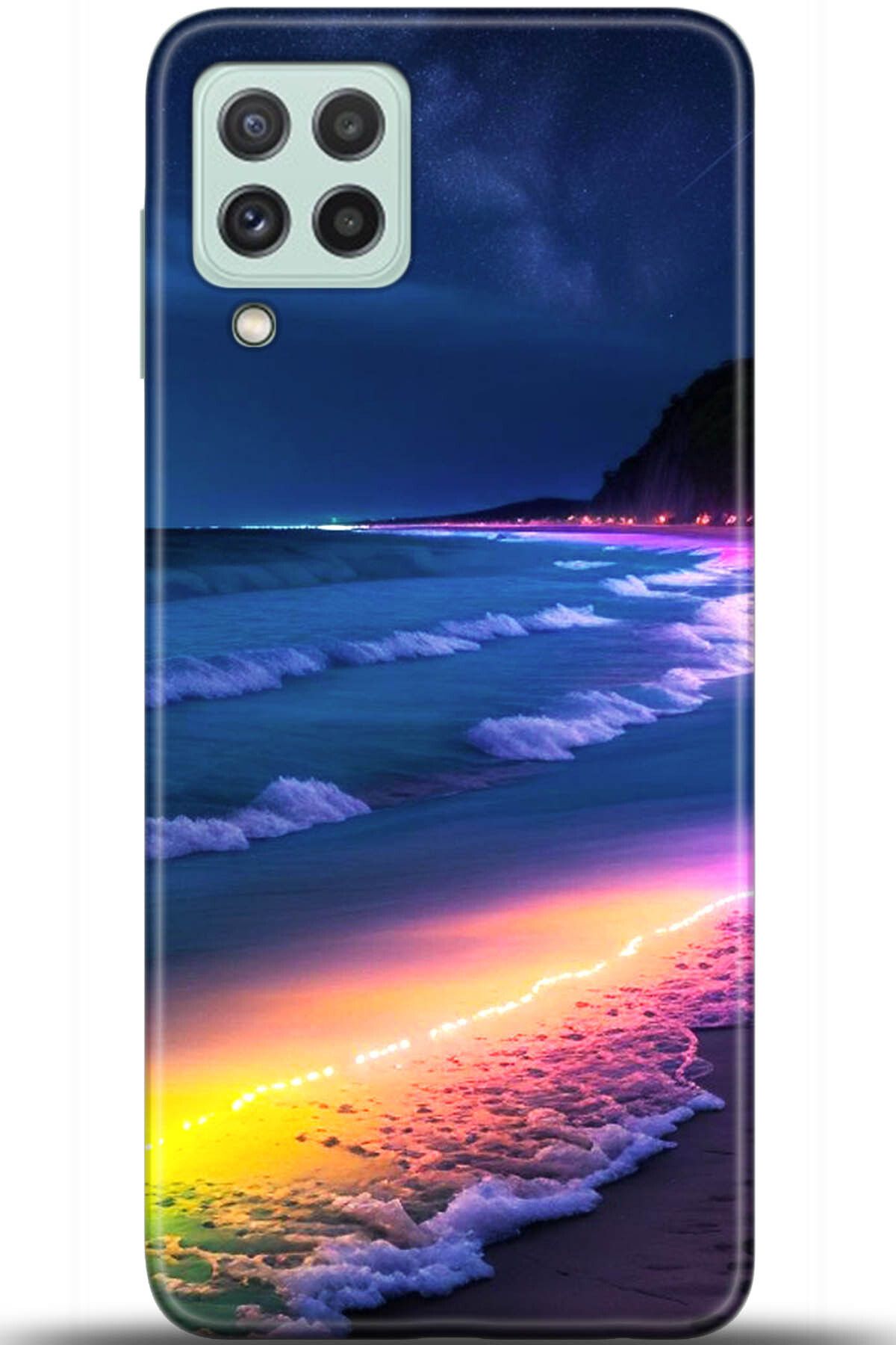 Noprin Samsung Galaxy M22 Kılıf HD Baskılı Kılıf - Loving You Series 5512