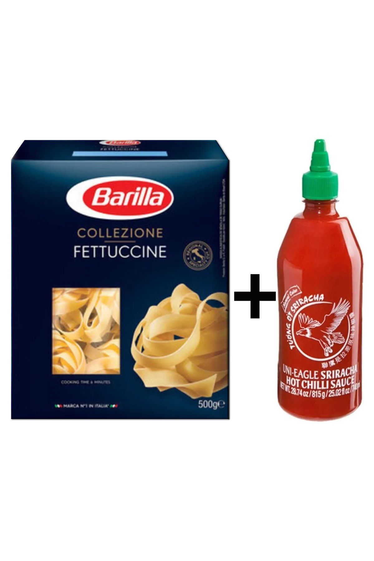 Thai World Thaiworld - Uni Eagle Sriracha Acı Biber Sosu 815 gr. + Barilla Fettuccine Makarna 500 G