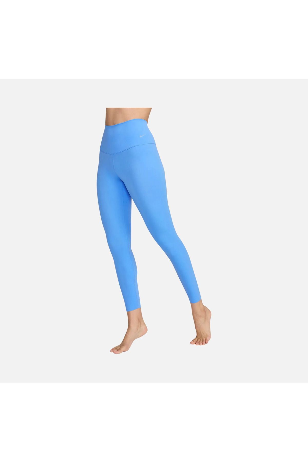 Nike-Zenvy Dri-Fit 7/8 Blue Leggings for Women - Gentle-Support, High-Waisted, Infinasoft 1