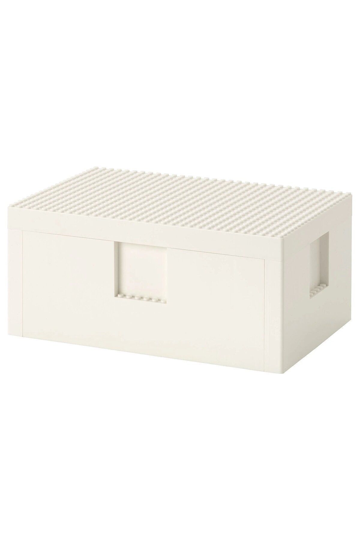 IKEA-BYGGLEK with cover® box white 26x18x12 cm 1