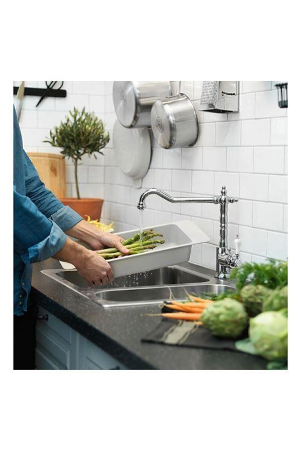 IKEA-Kitchen Faucet, Metal Color Metal Height 28 cm 4