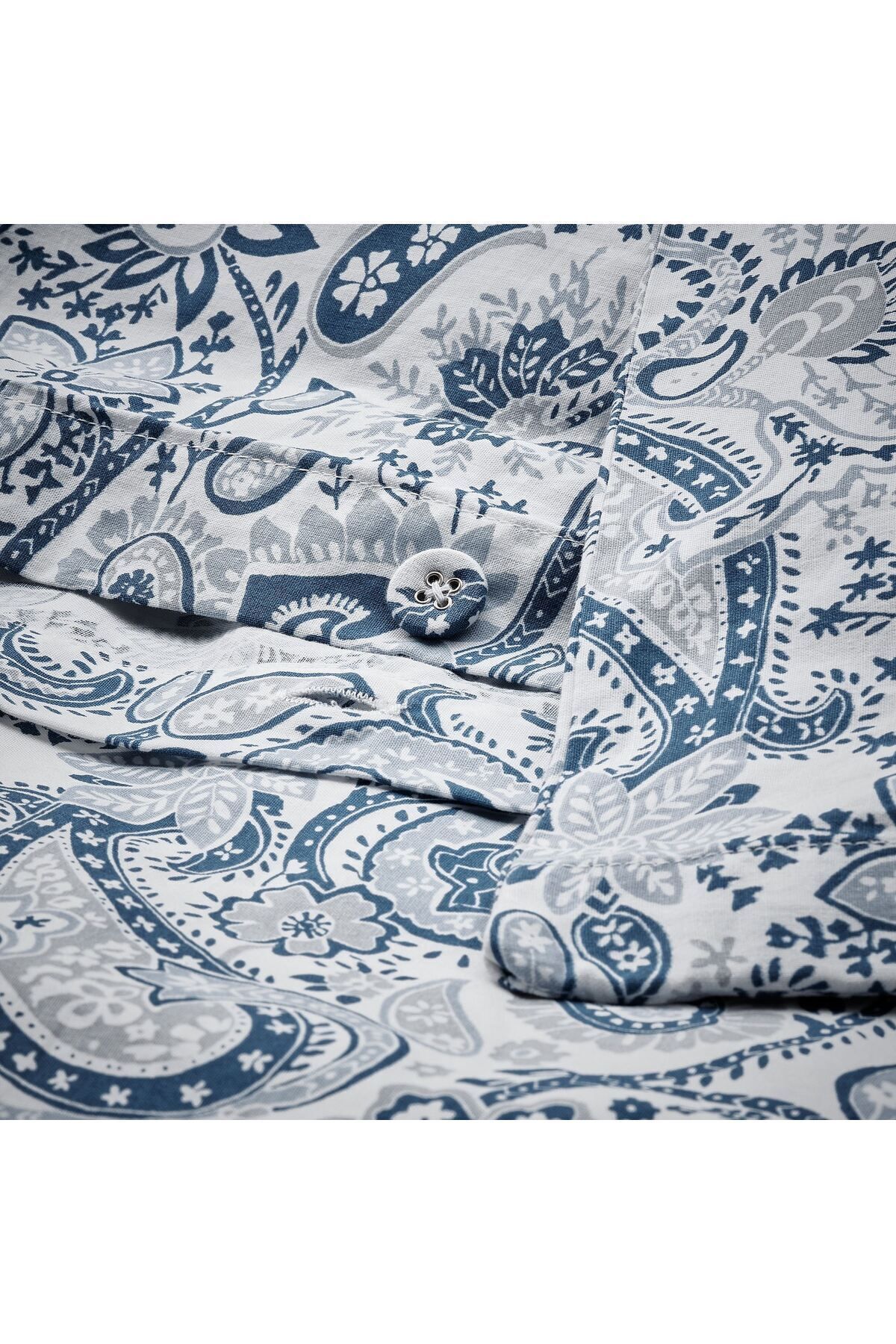 IKEA-Pink-white Double Duvet Cover Set - 240x220/50x60 cm, 80% Cotton/20% Viscose/Rayon 5