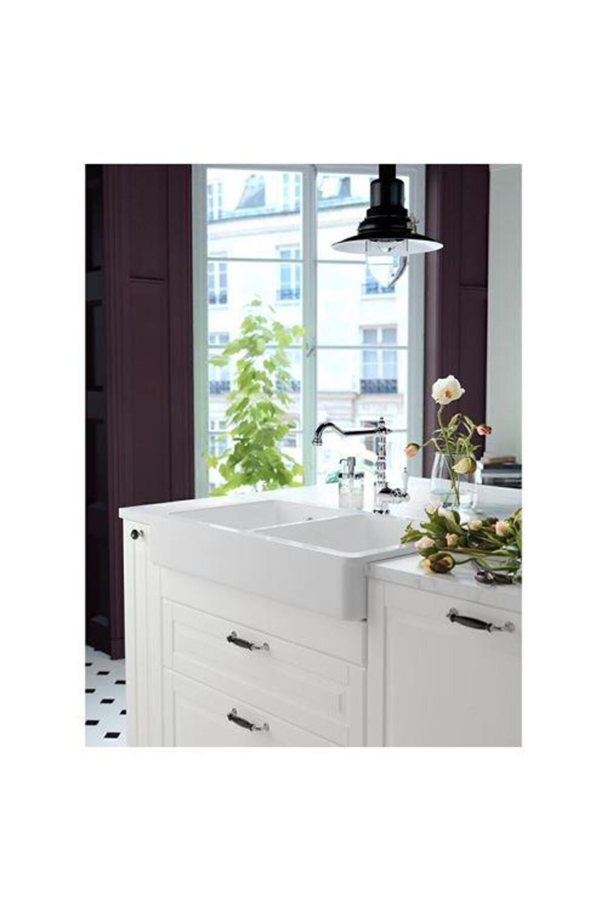 IKEA-Kitchen Faucet, Metal Color Metal Height 28 cm 5