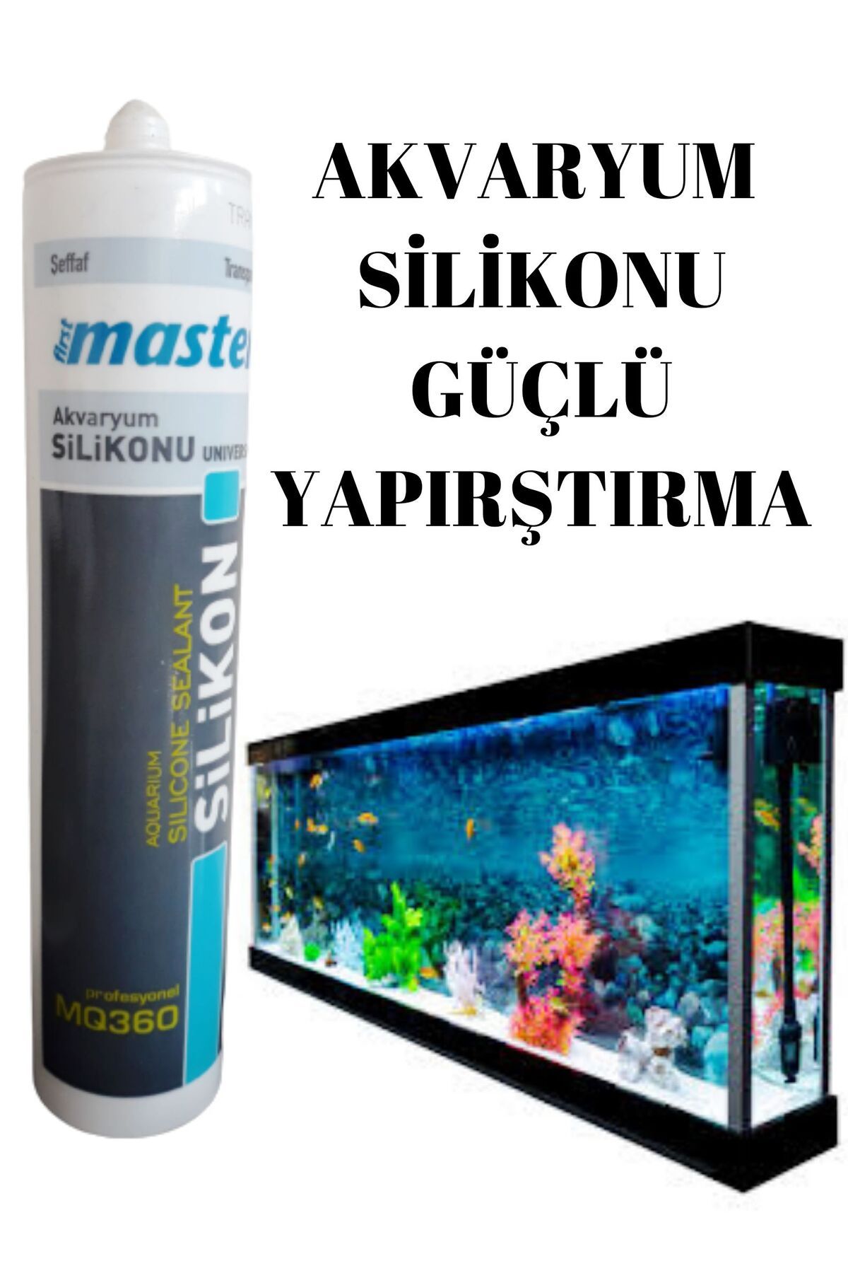 KL HOME Kalite Pro Seri  Akvaryum  ve  Duşakabin Mutfak Tezgahına Silikon Küf Mantar  Silikon