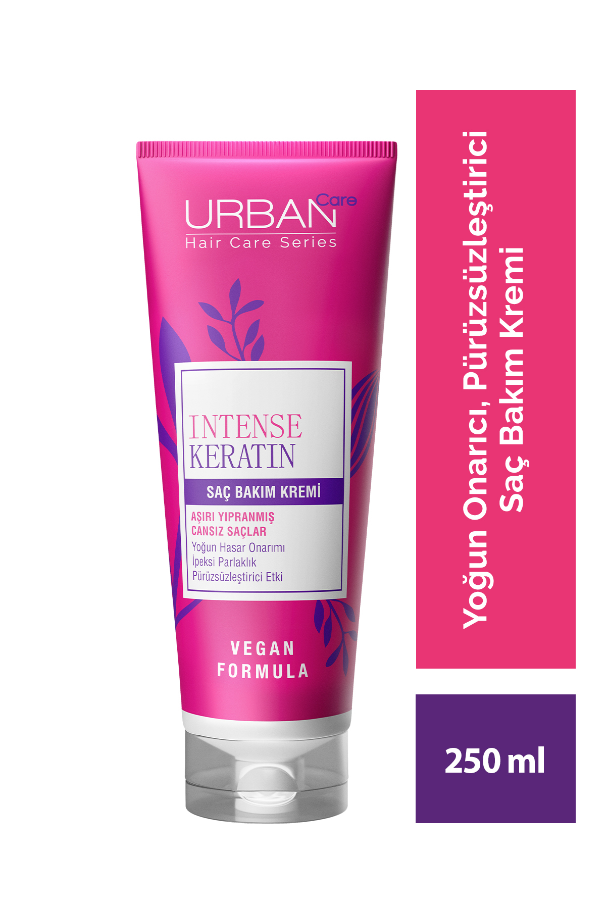Urban Care Intense Keratin Aşırı Yıpranmış Saçlara Özel Saç Bakım Kremi-250 Ml-vegan — 8680690700774