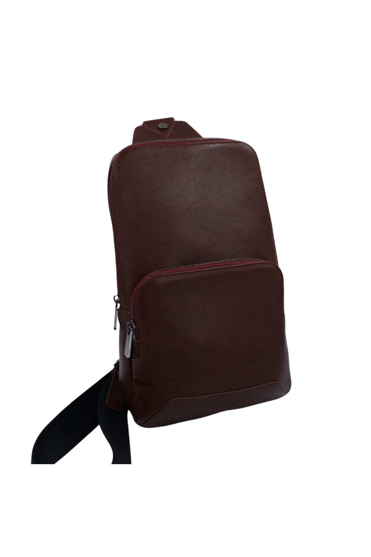 Uderra Leather Uderra Erkek Hakiki Deri Bordo Çapraz Çanta - S2EX02014