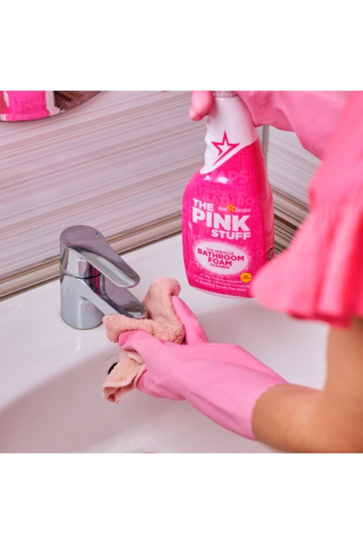 Stardrops-Non-Drip Streak-Free Bathroom Foam Cleaner 750ml 2