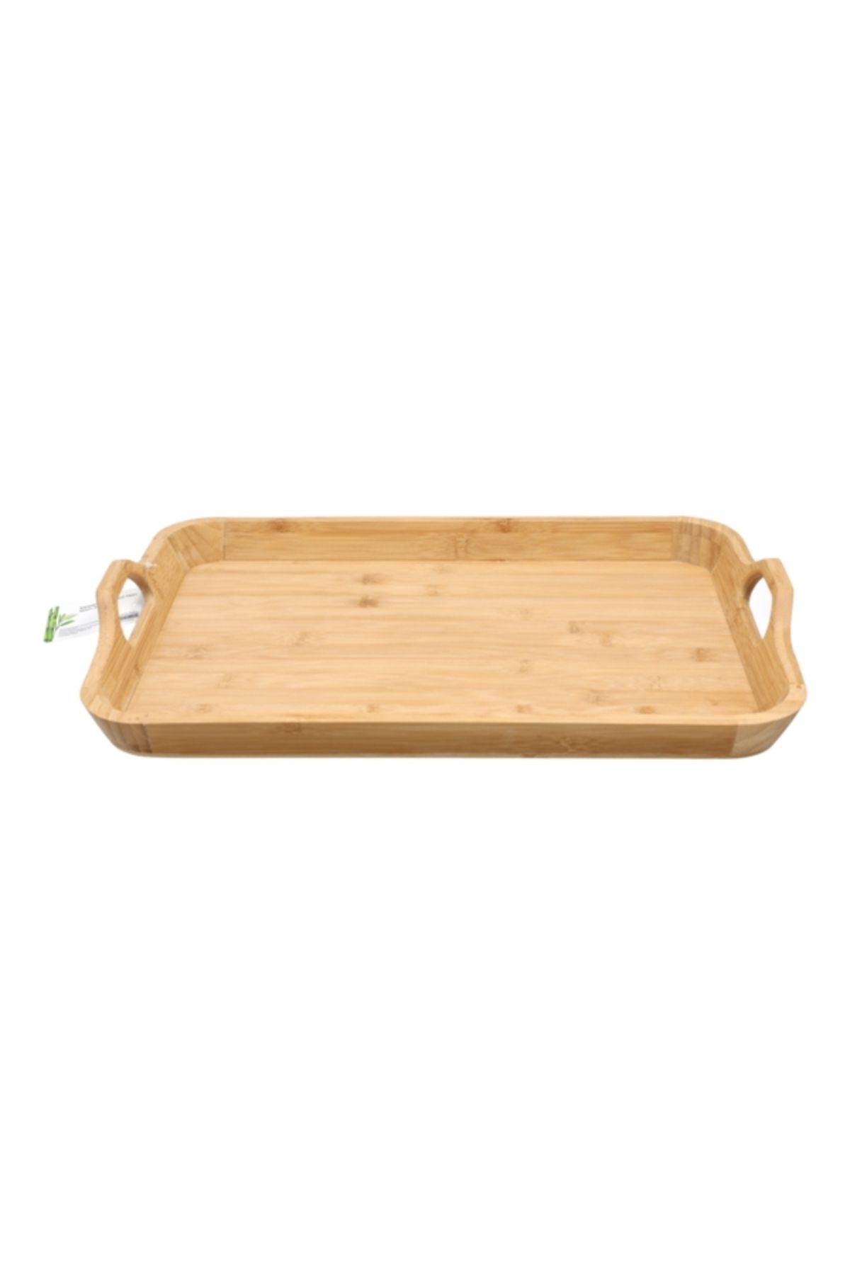 Bien Servi-Rectangular Bamboo Serving Tray with Handle 1