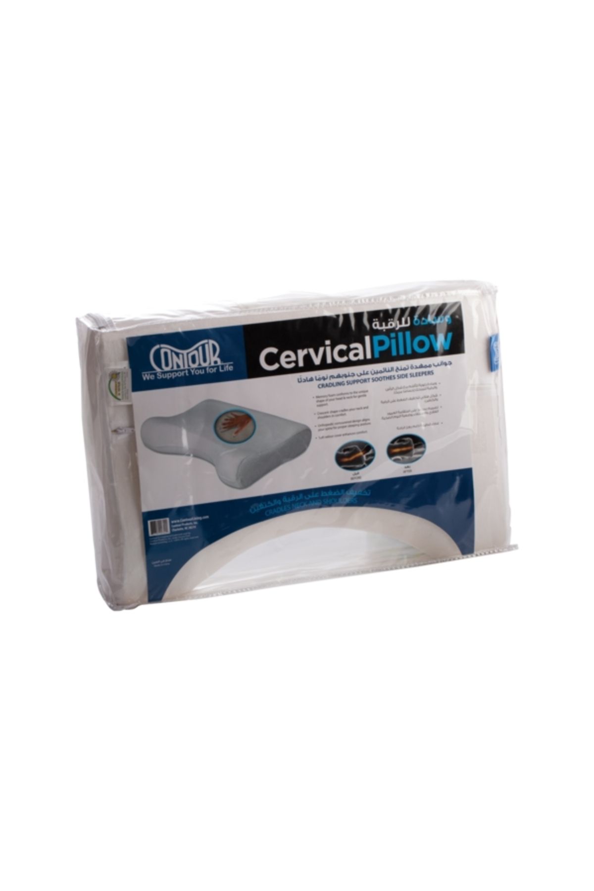 CONTOUR-Orthopaedic Design Soft Memory Foam Cervical Pillow 2