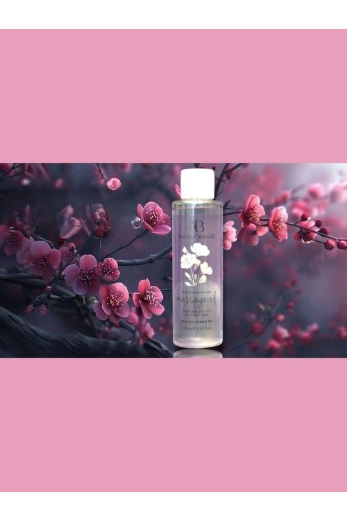 MKLShop Aurora Boreale Beyaz Çiçek Aromalı Masaj Yağı 150 ML