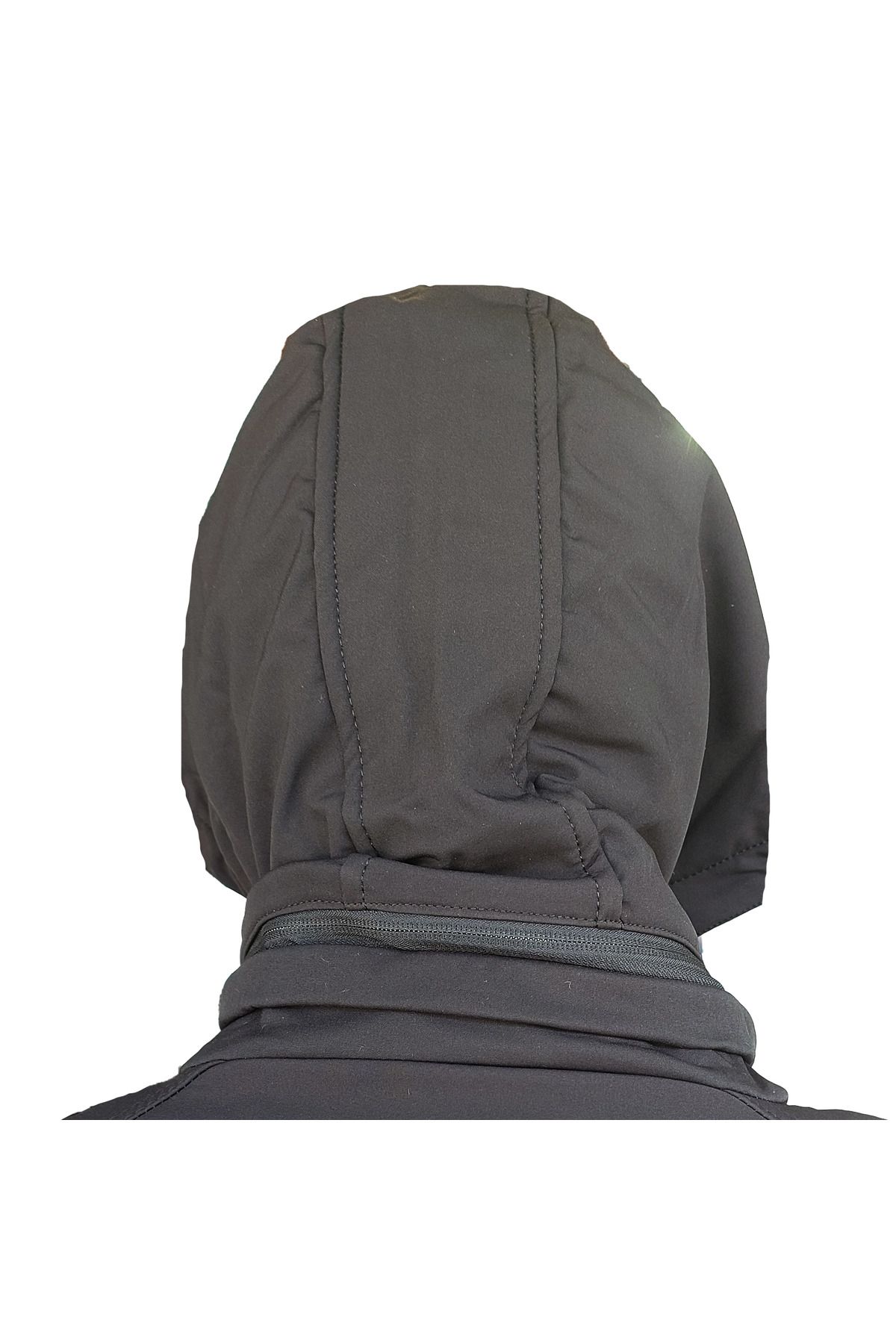 Wolftrap Tactical-Μαύρο παλτό Softshell 2036 με κουκούλα 5 τσέπες αδιάβροχο και αντιανεμικό παλτό 8