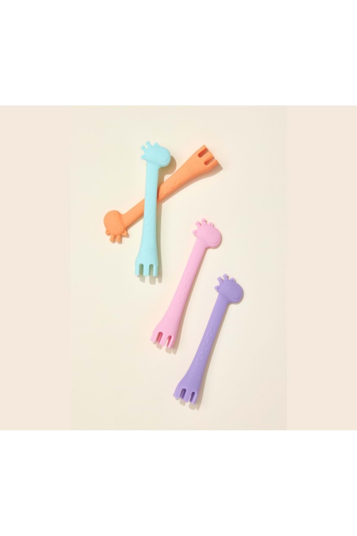 Wee Baby Prime Çok Amaçlı Çatal & Kaşık (Kod:924) - Turuncu fotoğrafı 3 (önizleme)