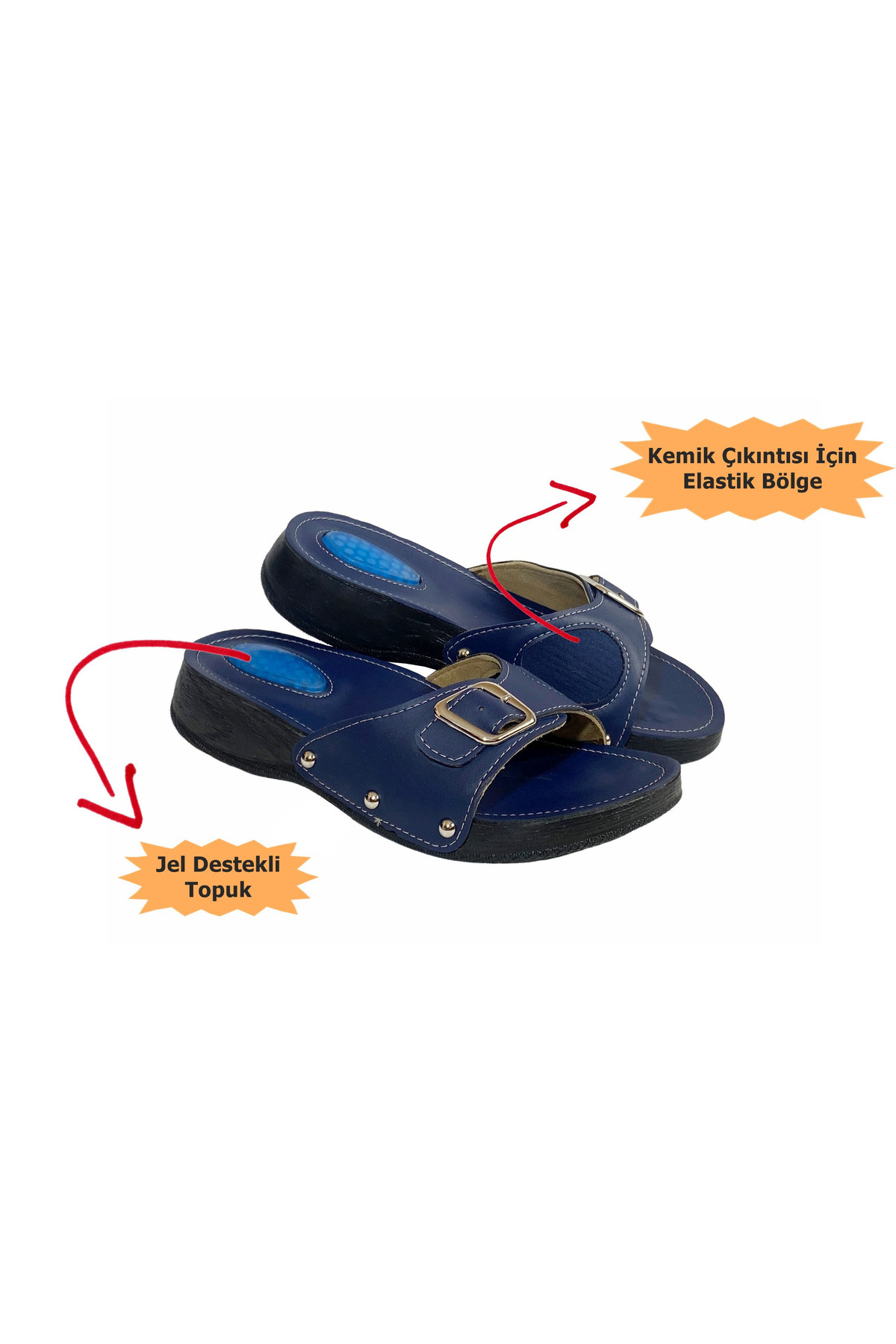 Orthopedic Hallux and Gel Heel Spur Slippers Bone Protrusion Slippers