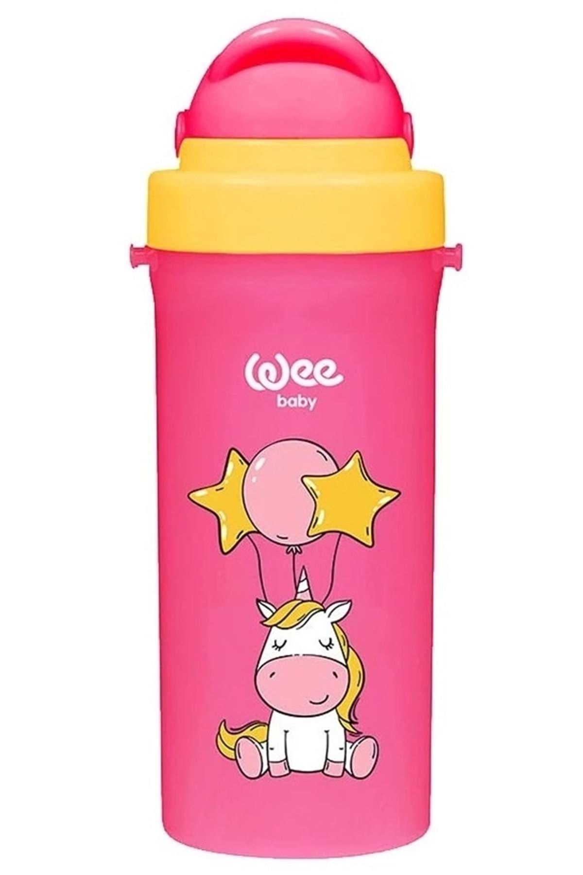 Wee Baby Pipetli Bardak 300ml (KOD:896) - Kırmızı