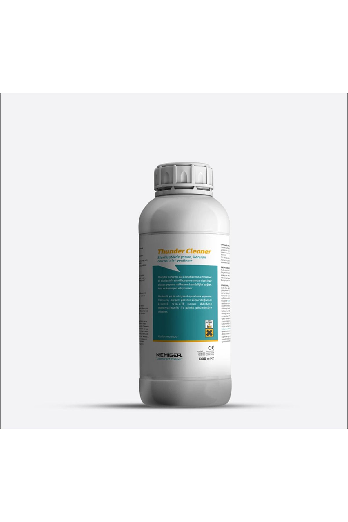 KEMİGER Thunder Cleaner - Sterilizasyon Sonrası Kalıntı Ve Kararma Giderici (1000ML)