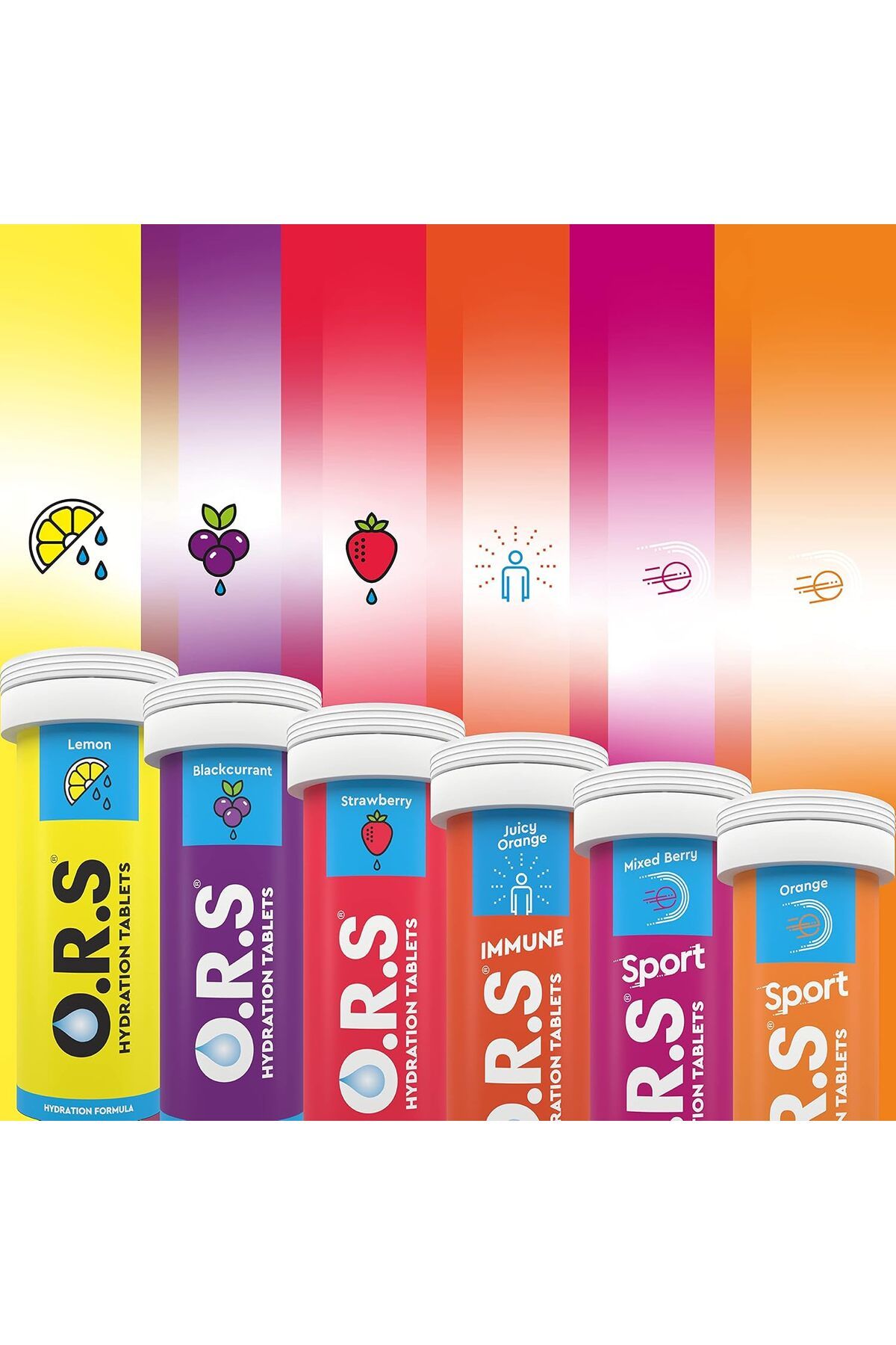 ORS-Hydration Tablets With Electrolytes- Natural Orange Flavour 20'S 8
