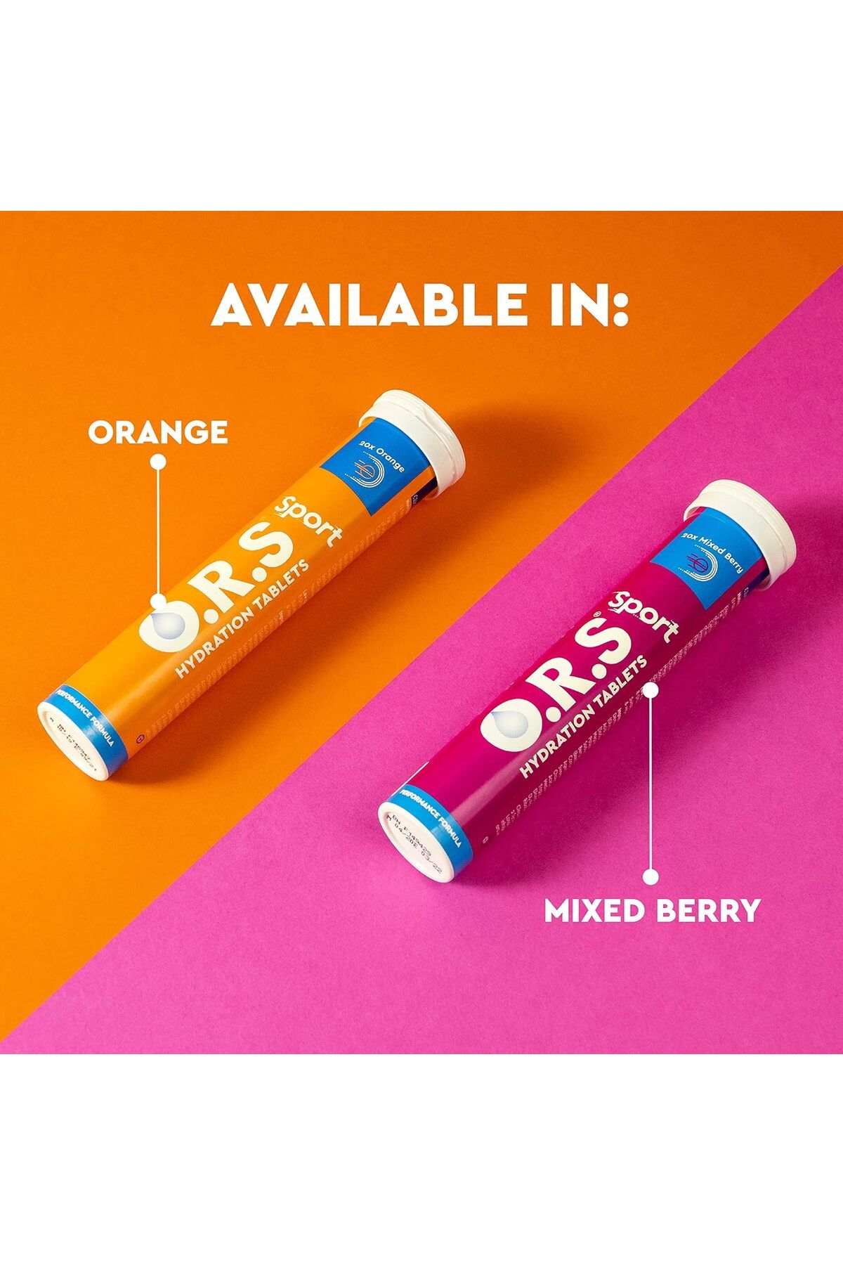 ORS-Hydration Tablets With Electrolytes- Natural Orange Flavour 20'S 3