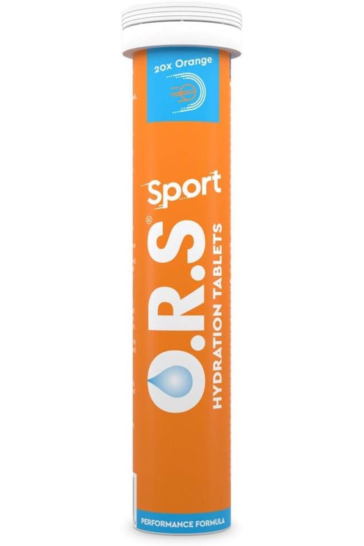 ORS-Hydration Tablets With Electrolytes- Natural Orange Flavour 20'S 1