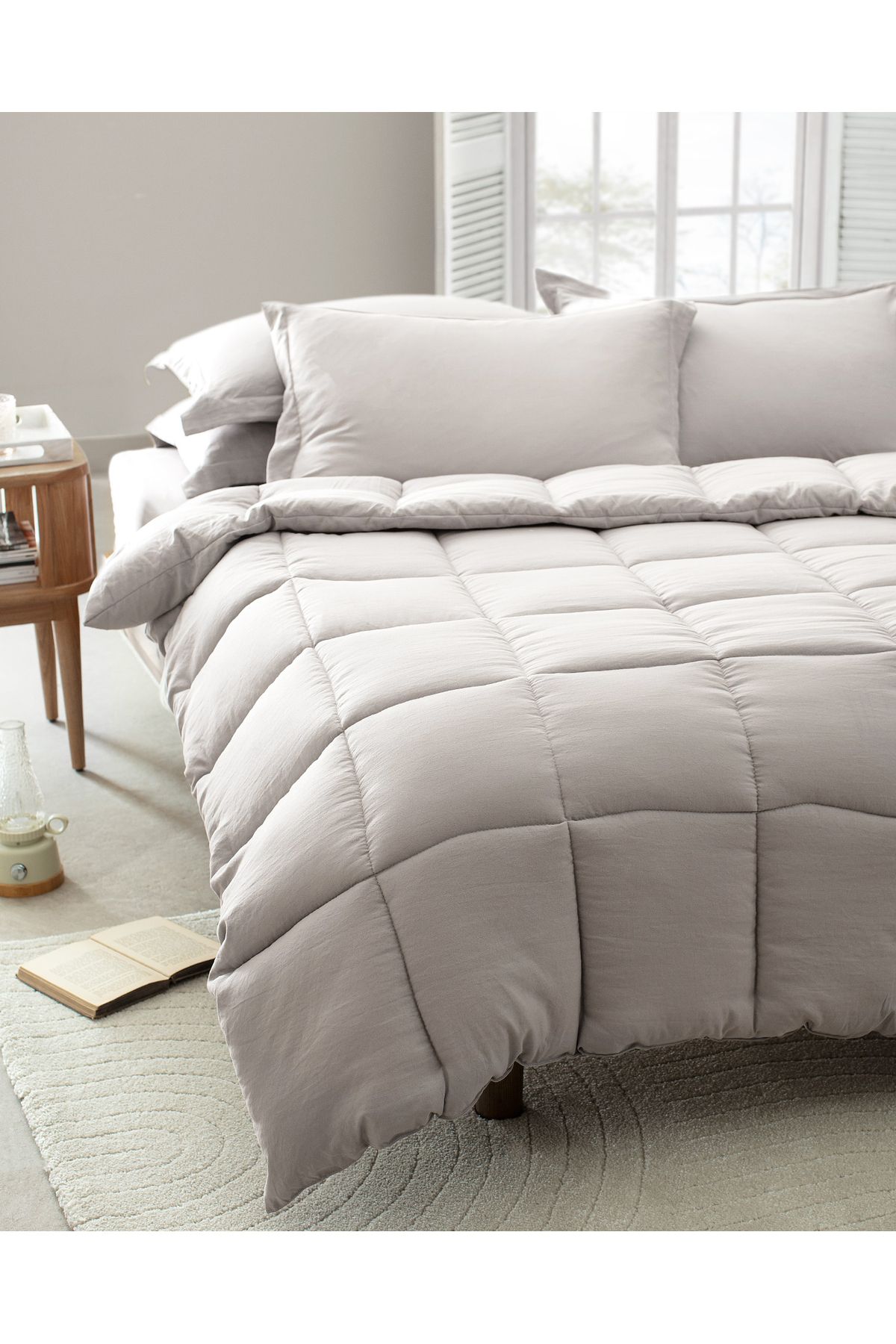 Madame Coco-Mona Single Comforter Set - Stone 2