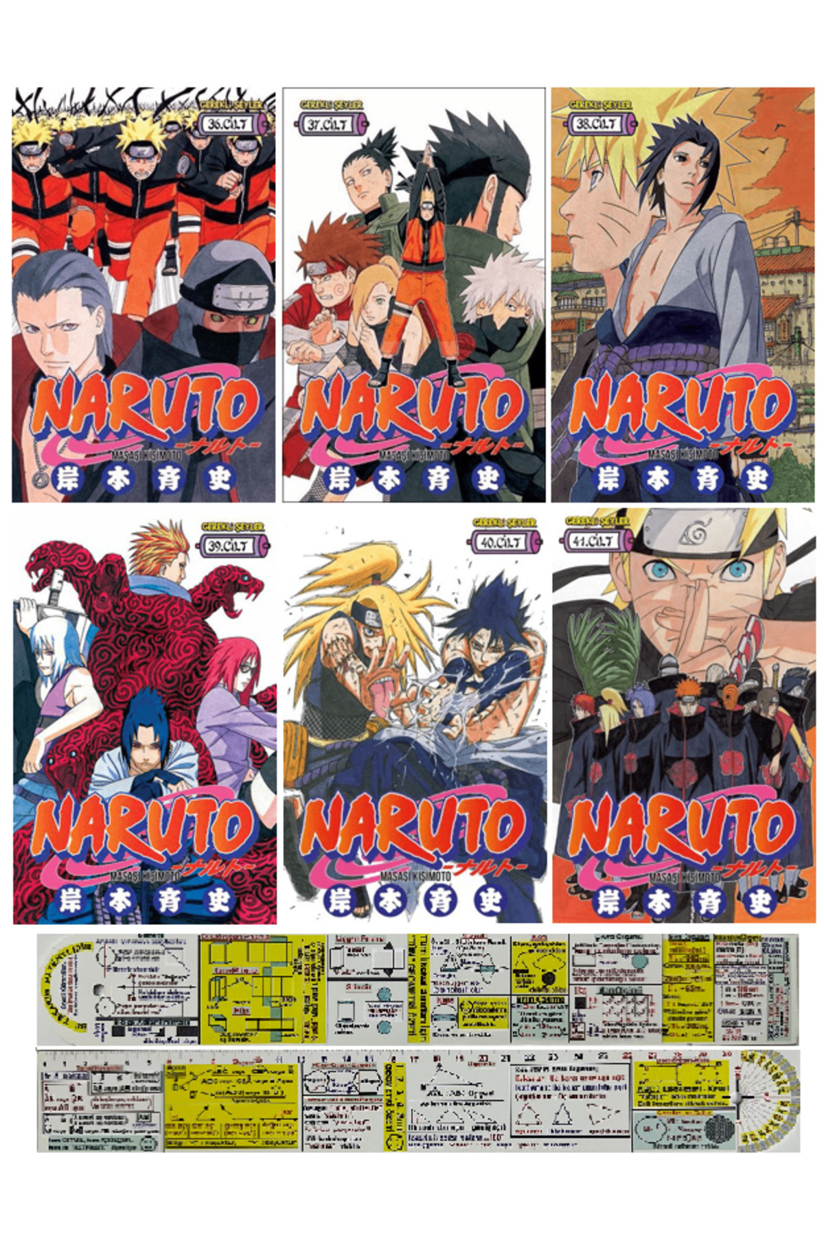 Gerekli Şeyler Yayıncılık Naruto 36-37-38-39-40-41. Ciltler Manga