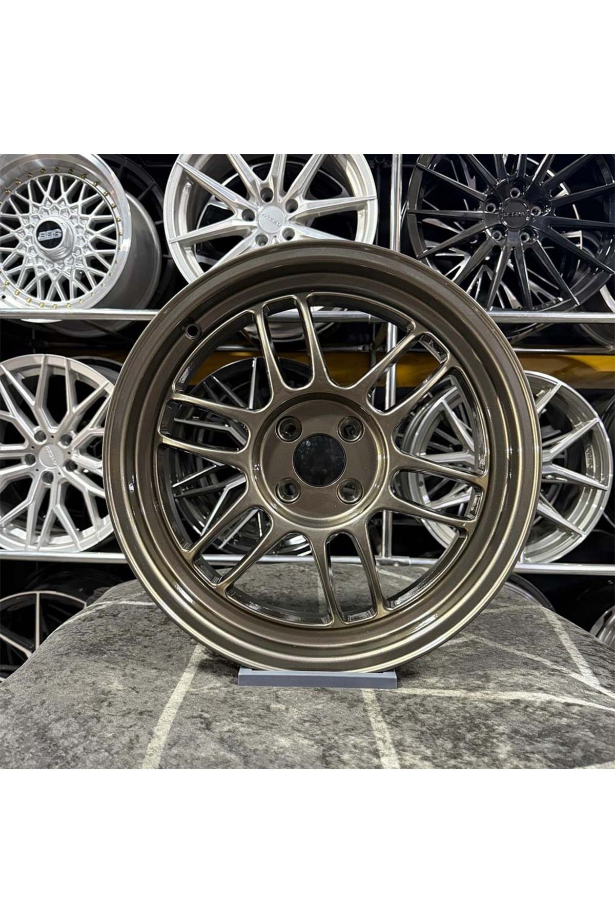 kormetal 17 inç 4x100 ENKEİ Bronz Jant Modeli ( 4 ADET )