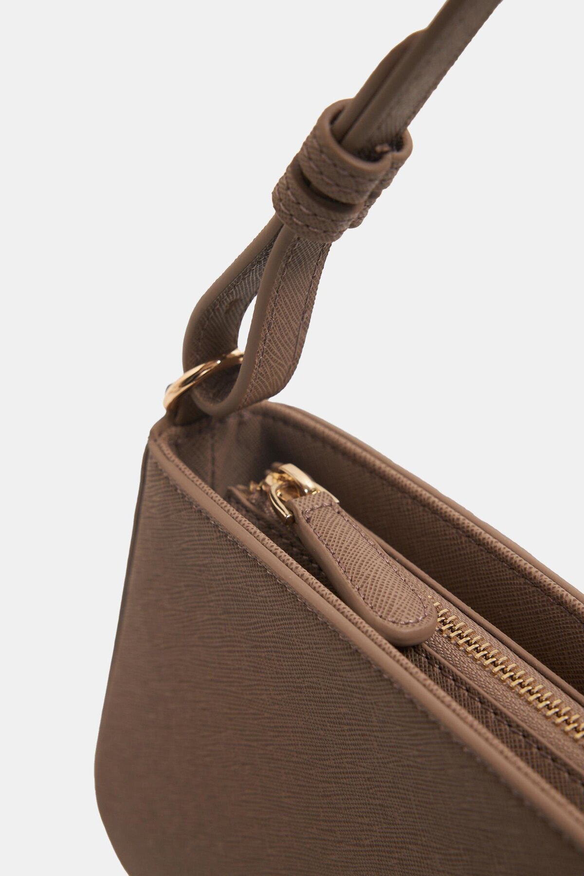Setre-Dark Beige Belt Detailed Shoulder Bag 3