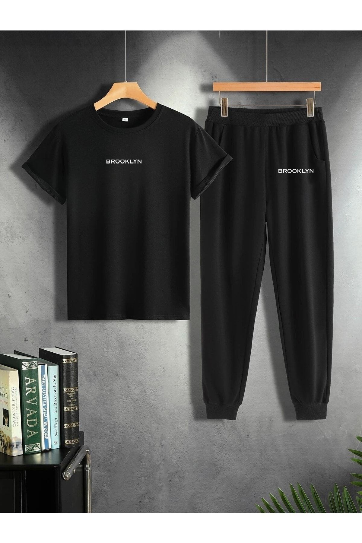 ADWAX brooklyn baskılı TİŞÖRT EŞOFMAN