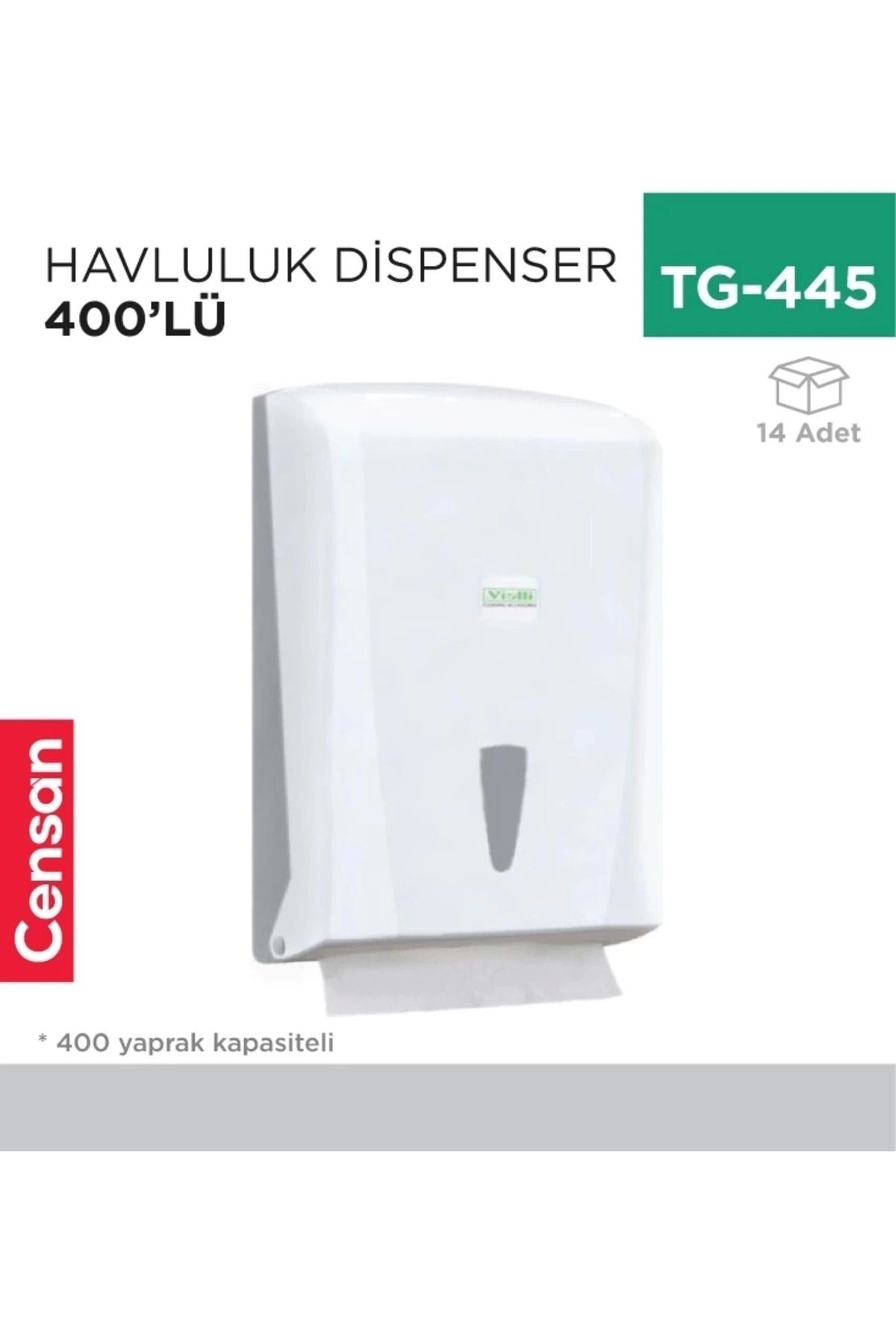 Genel Markalar HAVLULUK DİSPENSER VİALLİ 400LÜ (K21)