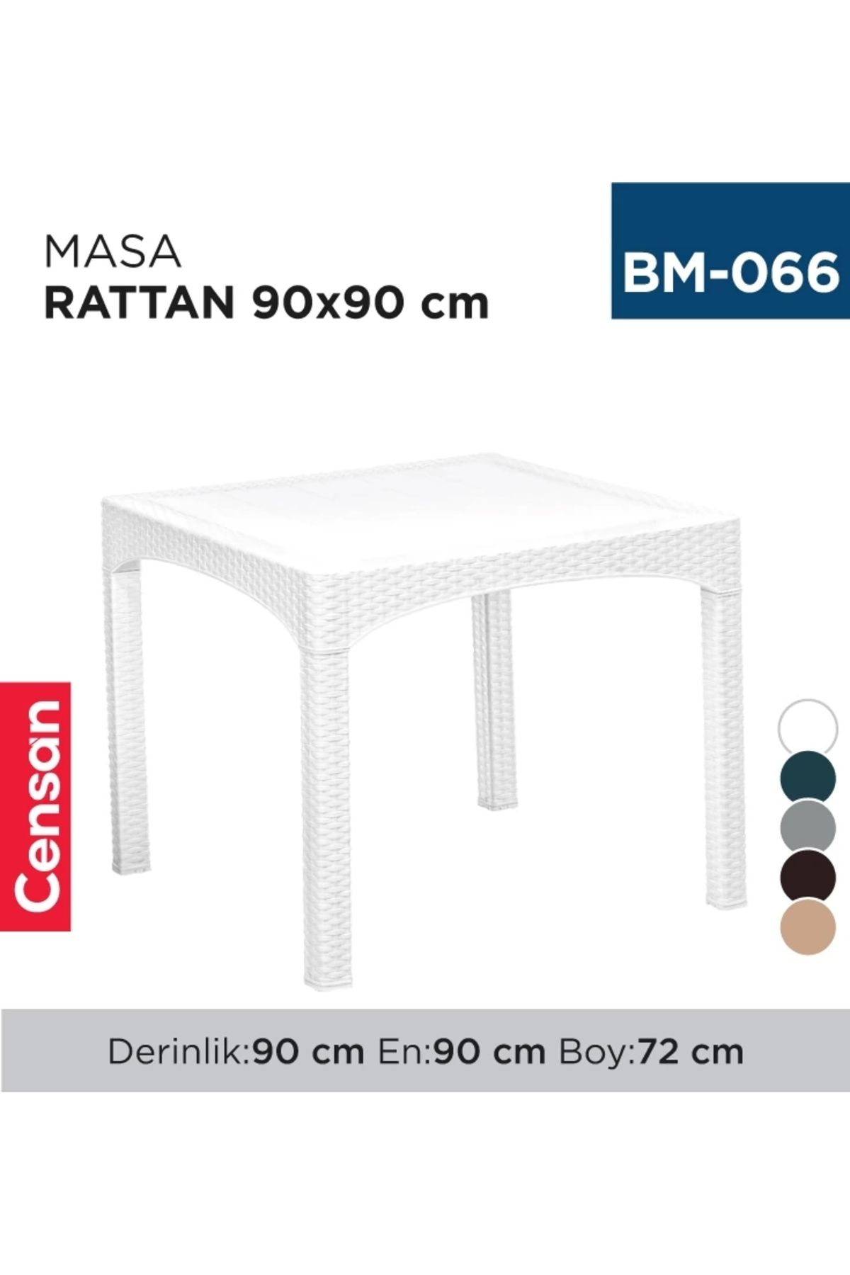 Promosyon Zinciri MASA RATTAN 90 CM*90 CM (2574)