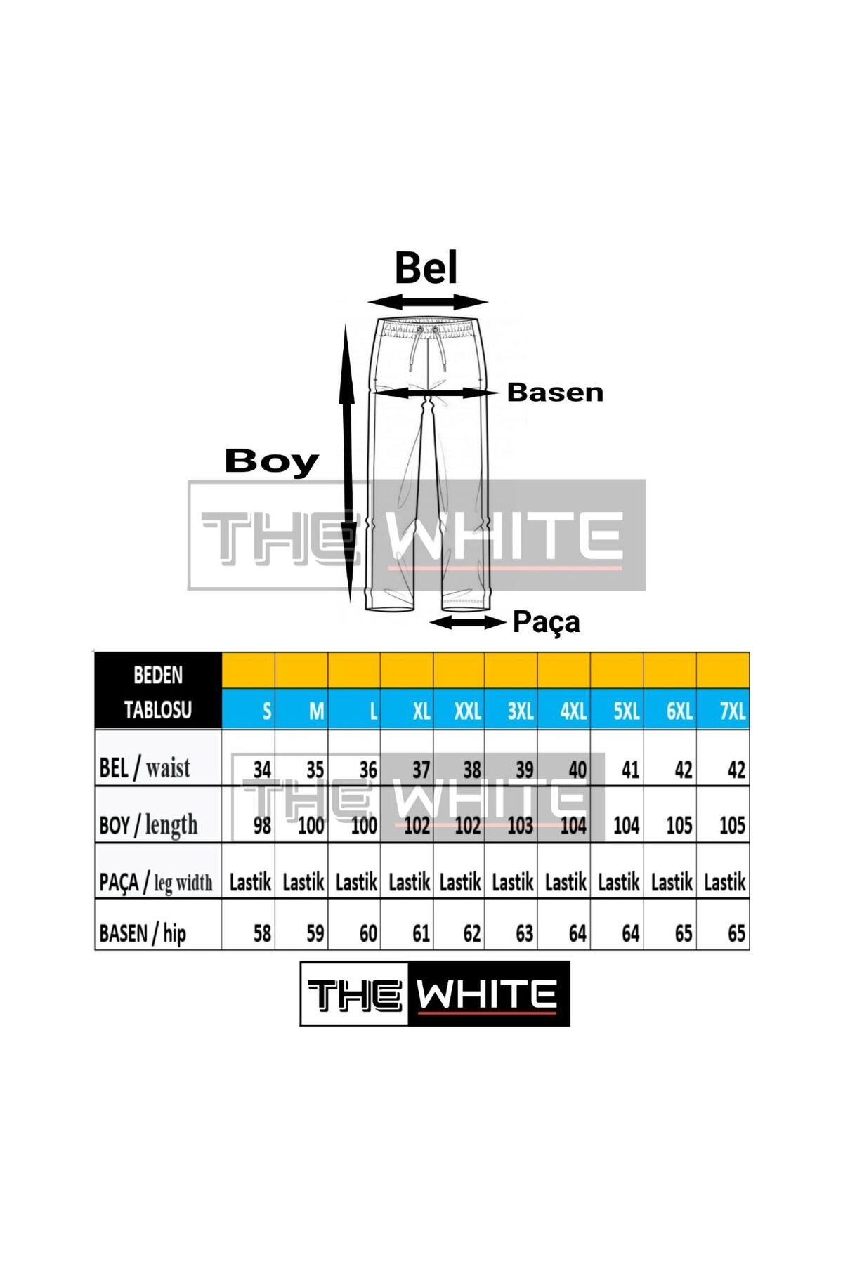 THE WHITE-بنطال رياضي بأرجل مطاطية باللون الأزرق الداكن 4