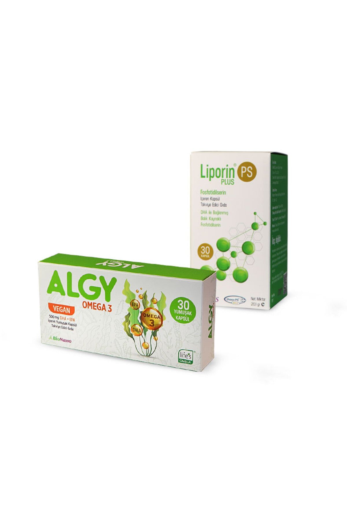 ALGY Omega 3 (Yüksek DHA) & Liporin PS Plus