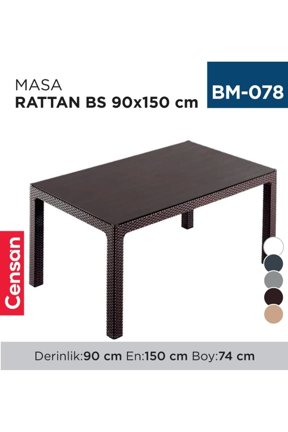 Promosyon Zinciri MASA RATTAN 90 CM*150 CM BS