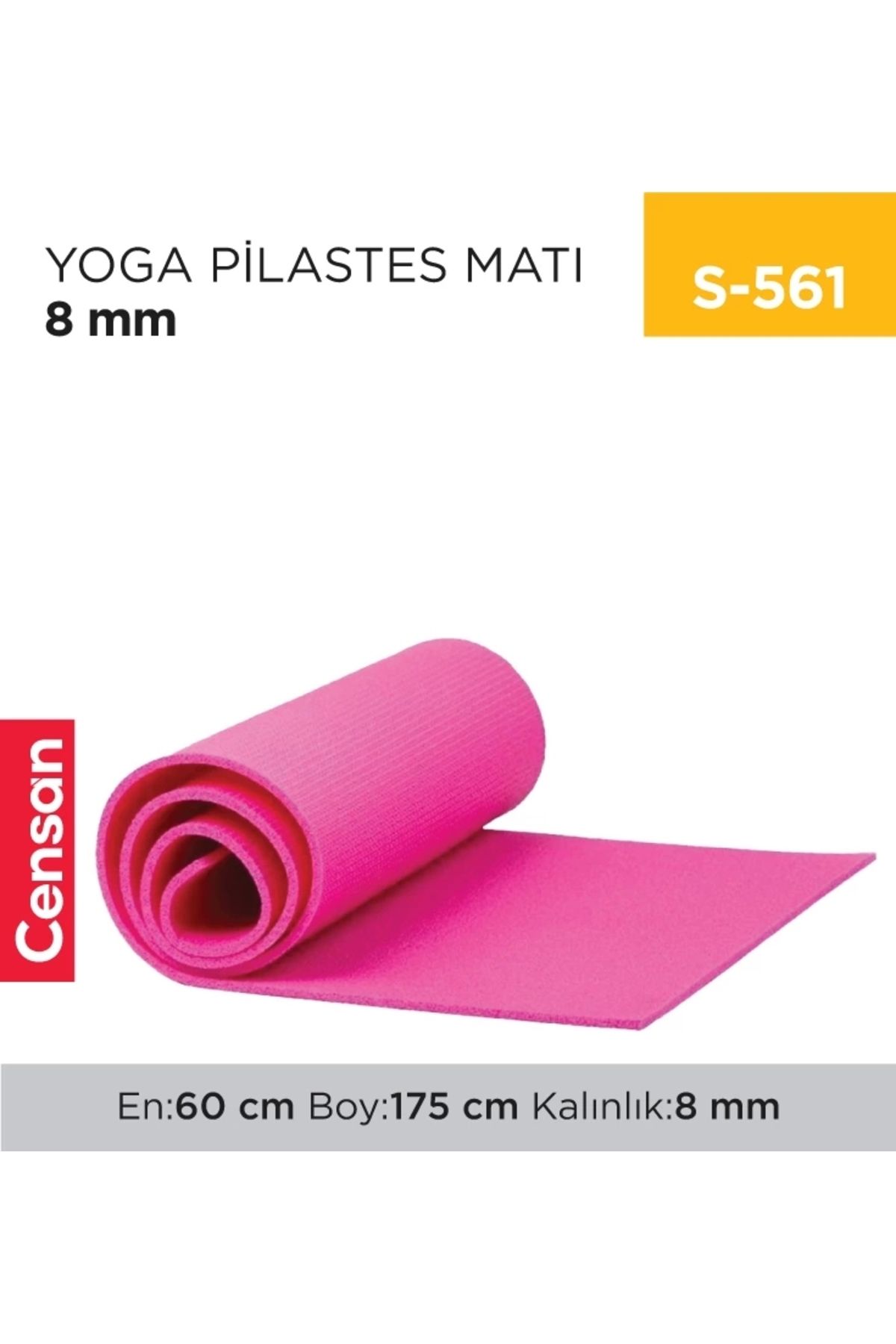 Censan YOGA PİLATES MATI 8 MM