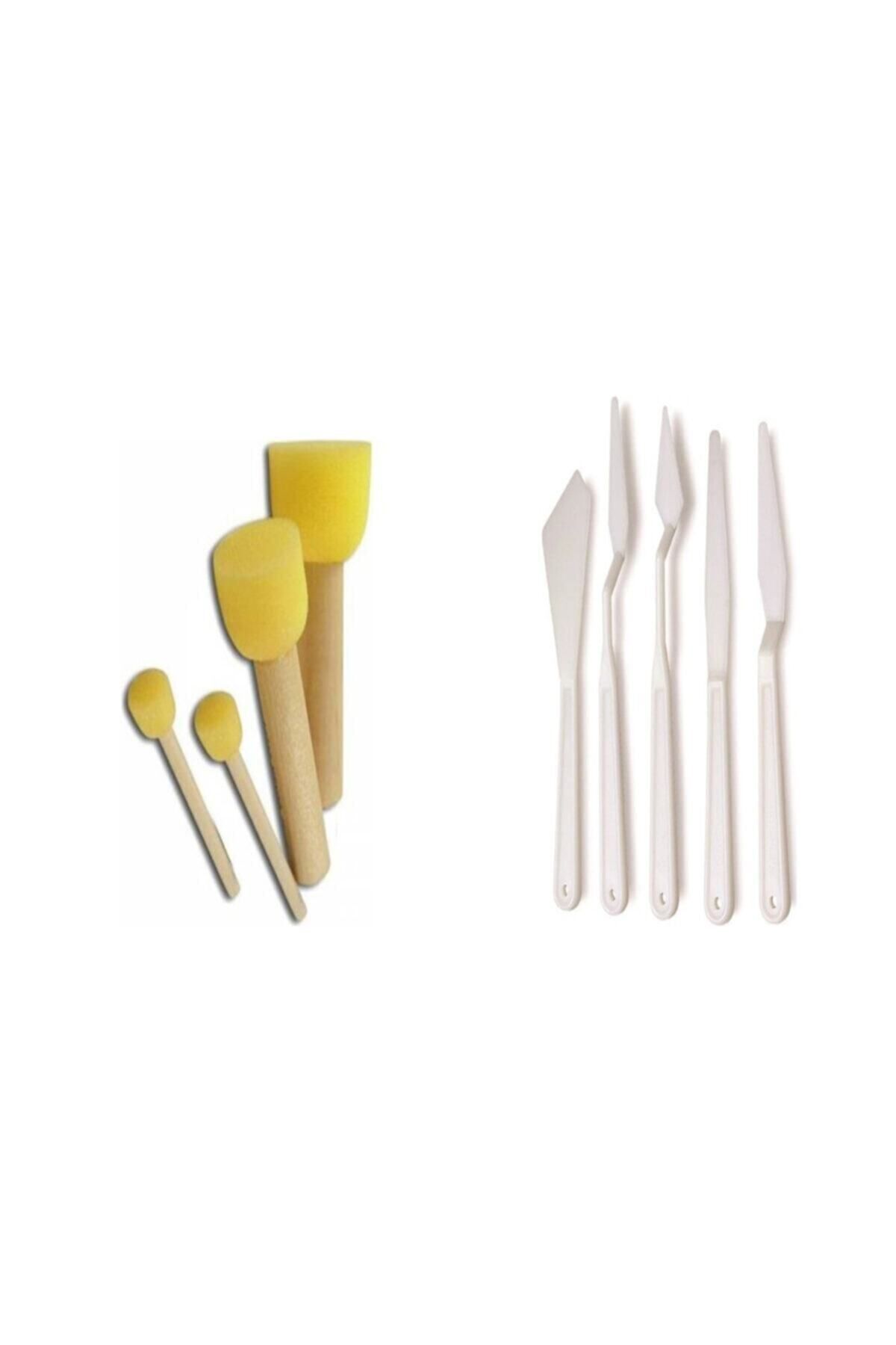 Rich Ponpon Fırça Ve Spatula 2'li Set