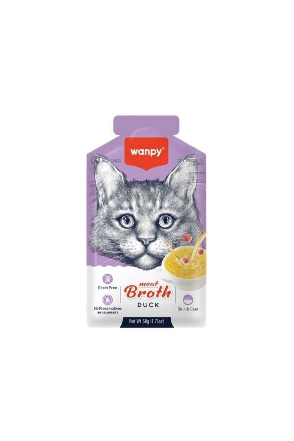 Wanpy Ördek Etli Tahılsız Kedi Çorbası 50 Gr