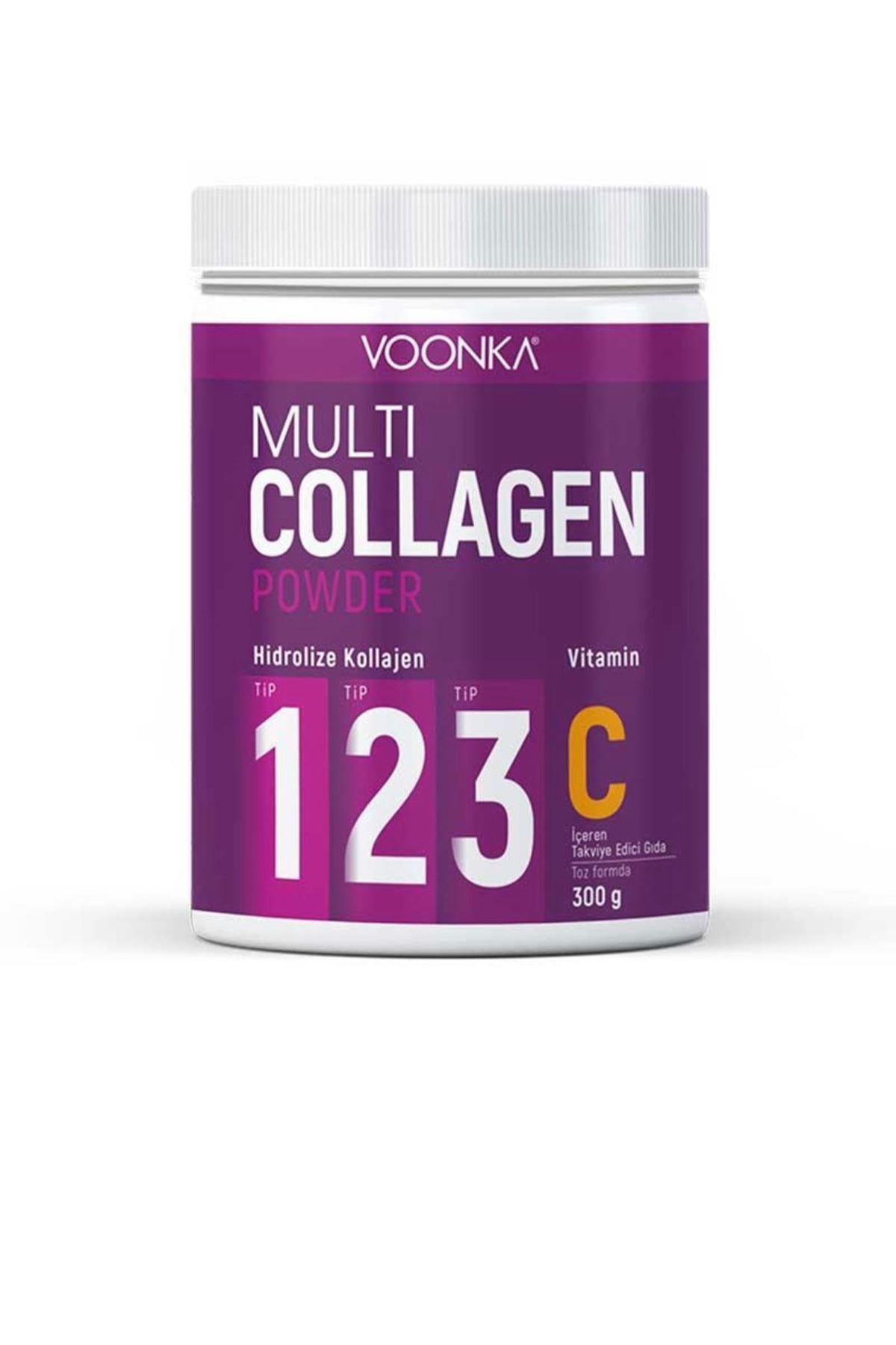 Voonka Multi Collagen Powder 300 gr - 30 Günlük