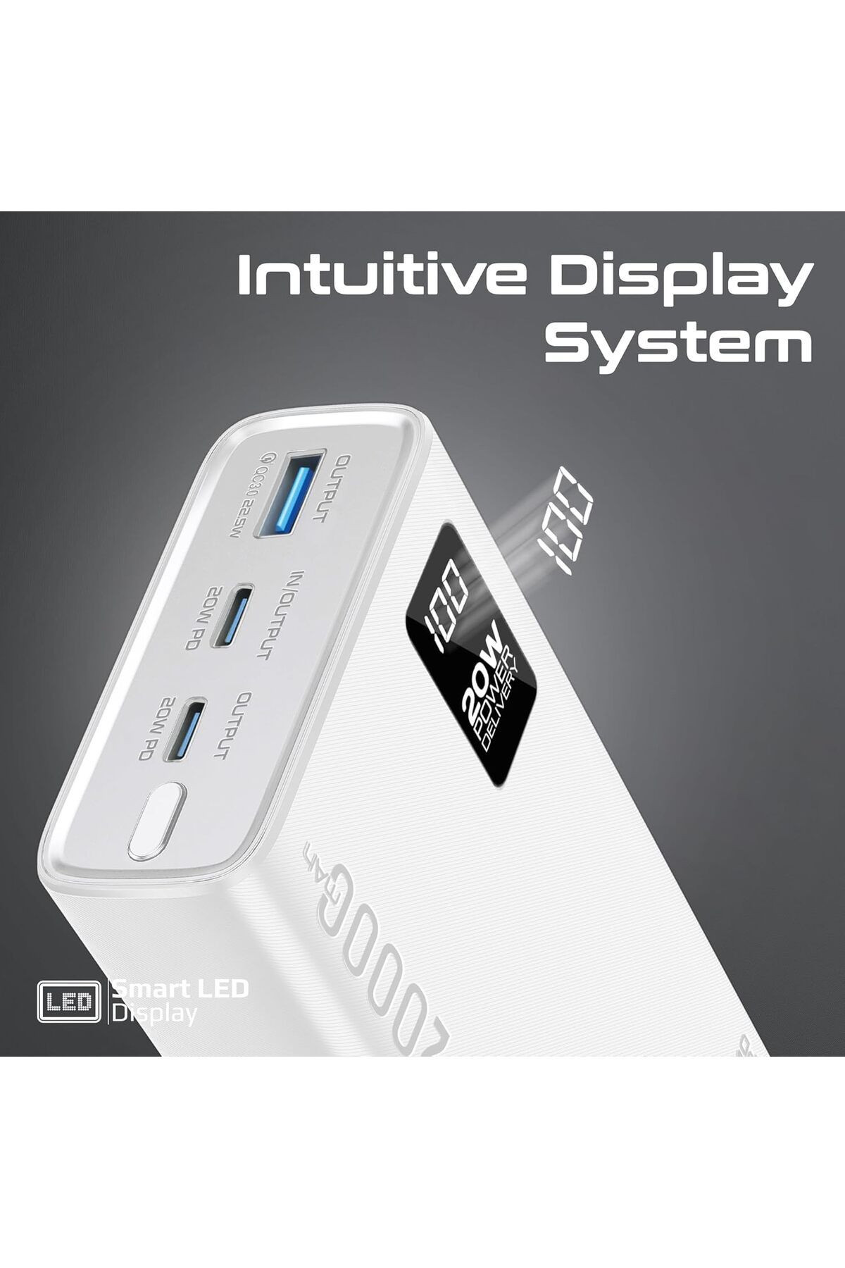 Promate-Power Bank 20000mAh Ultra-Slim with 20W USB-C Input/Output Port 5